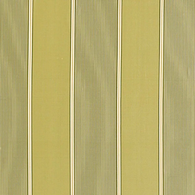 Schumacher 52711 Sophia Silk Stripe Willow fabric swatch