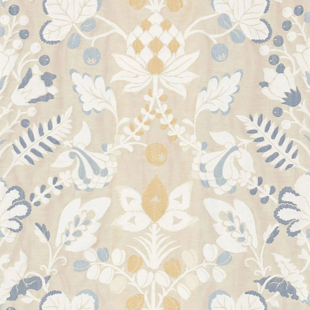 Schumacher 66391 Sorano Weave Linen fabric swatch
