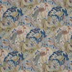 Schumacher 182932 Soraya Blue fabric swatch
