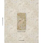 Schumacher 182930 Soraya Sage fabric swatch