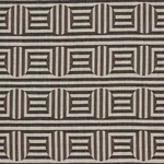 Schumacher 80842 Soto Charcoal fabric swatch