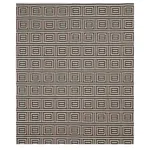 Schumacher 80842 Soto Charcoal fabric swatch