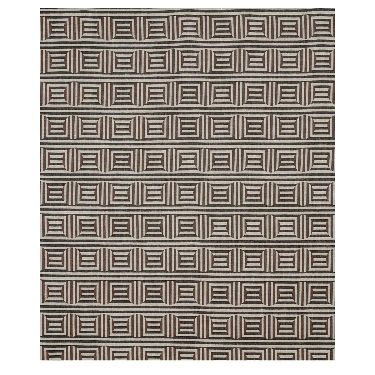 Schumacher 80842 Soto Charcoal fabric swatch