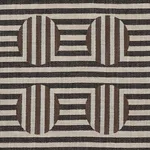 Schumacher 80842 Soto Charcoal fabric swatch