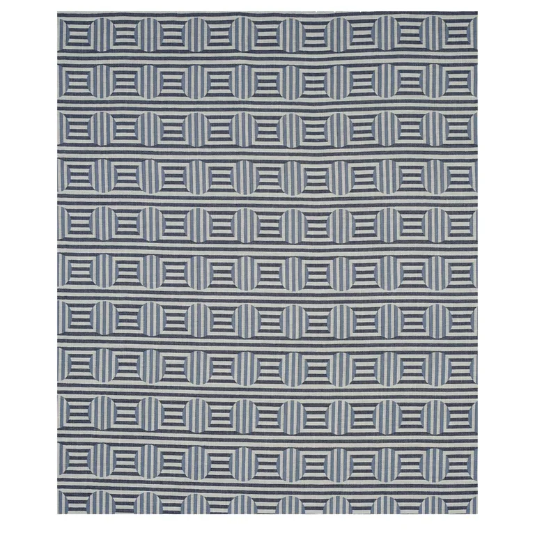 Schumacher 80840 Soto Denim fabric swatch