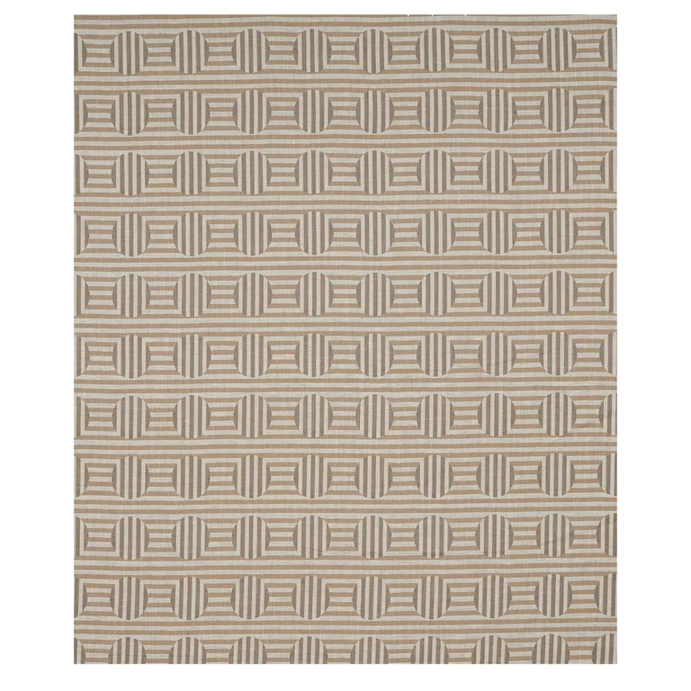 Schumacher 80841 Soto Sand fabric swatch