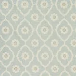 Schumacher SOUN001 Soundess Blue fabric swatch