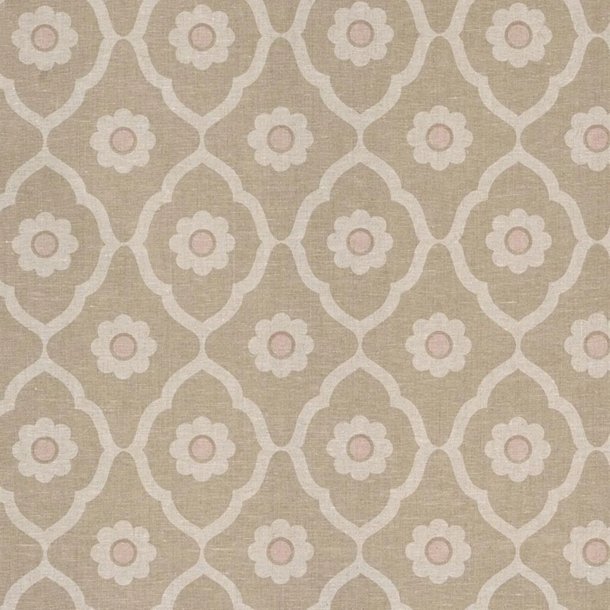 Schumacher SOUN002 Soundess Brown fabric swatch