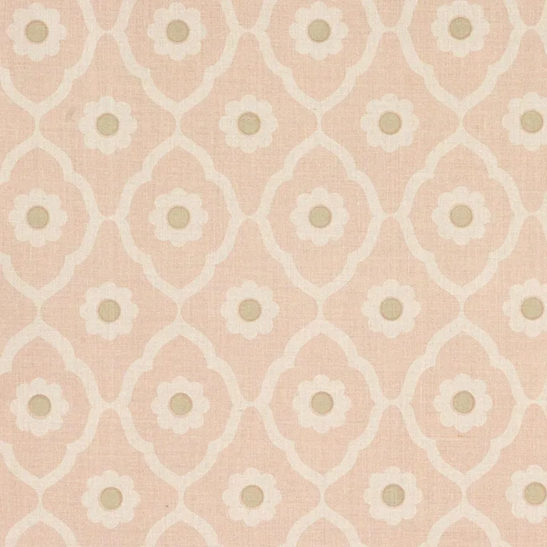 Schumacher SOUN004 Soundess Pink fabric swatch