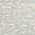 Schumacher 74063 Sozan Velvet Mist fabric swatch
