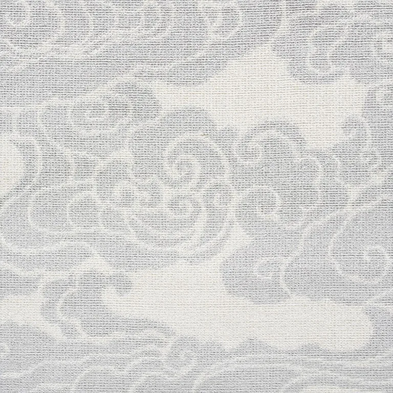 Schumacher 74062 Sozan Velvet Platinum fabric swatch