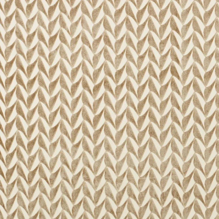 Schumacher 71233 Spades Natural fabric swatch