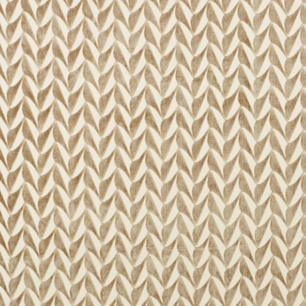Schumacher 71233 Spades Natural fabric swatch