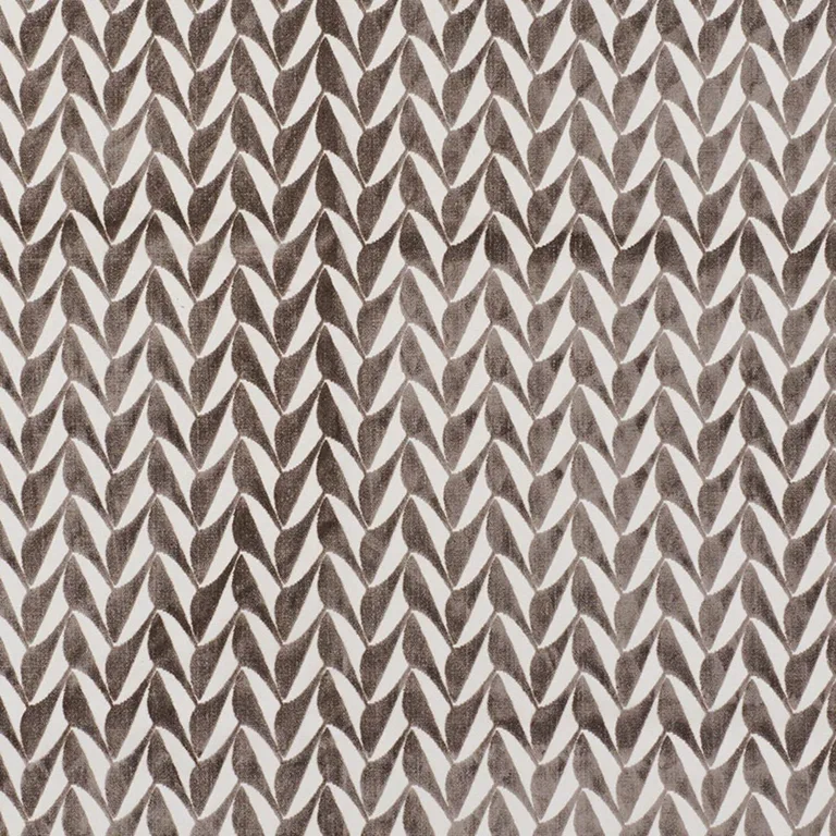 Schumacher 71234 Spades Taupe fabric swatch