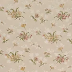 Schumacher 85820 Spitalfields Bouquet Alabaster fabric swatch