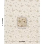 Schumacher 85820 Spitalfields Bouquet Alabaster fabric swatch