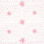 Schumacher 179162 Spot & Star Pink fabric swatch