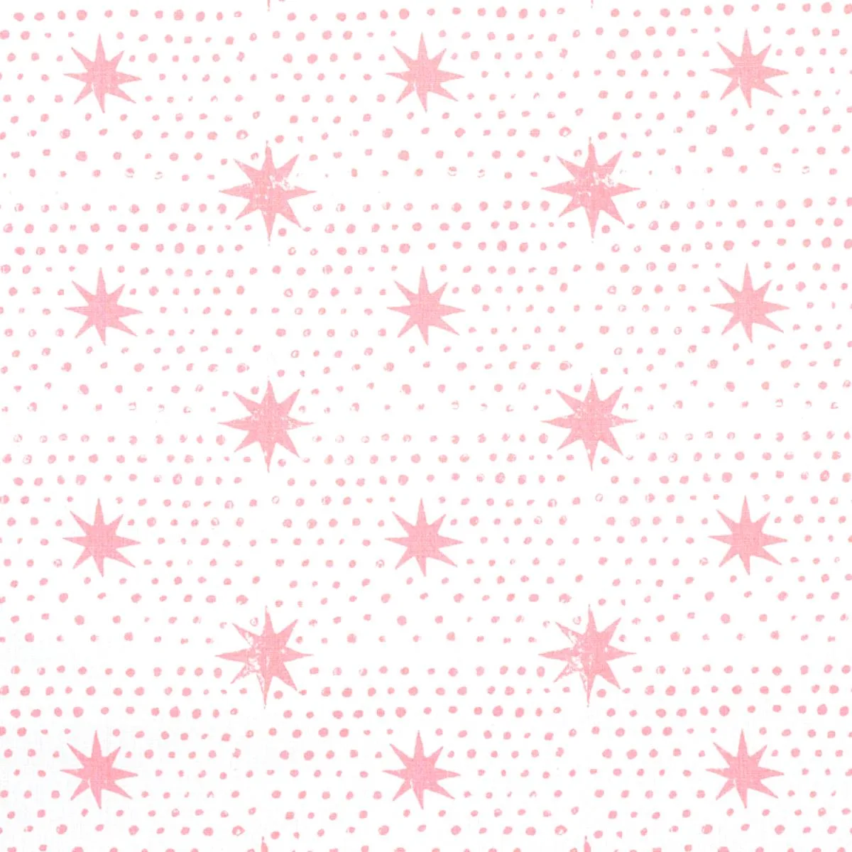 Schumacher 179162 Spot & Star Pink fabric swatch