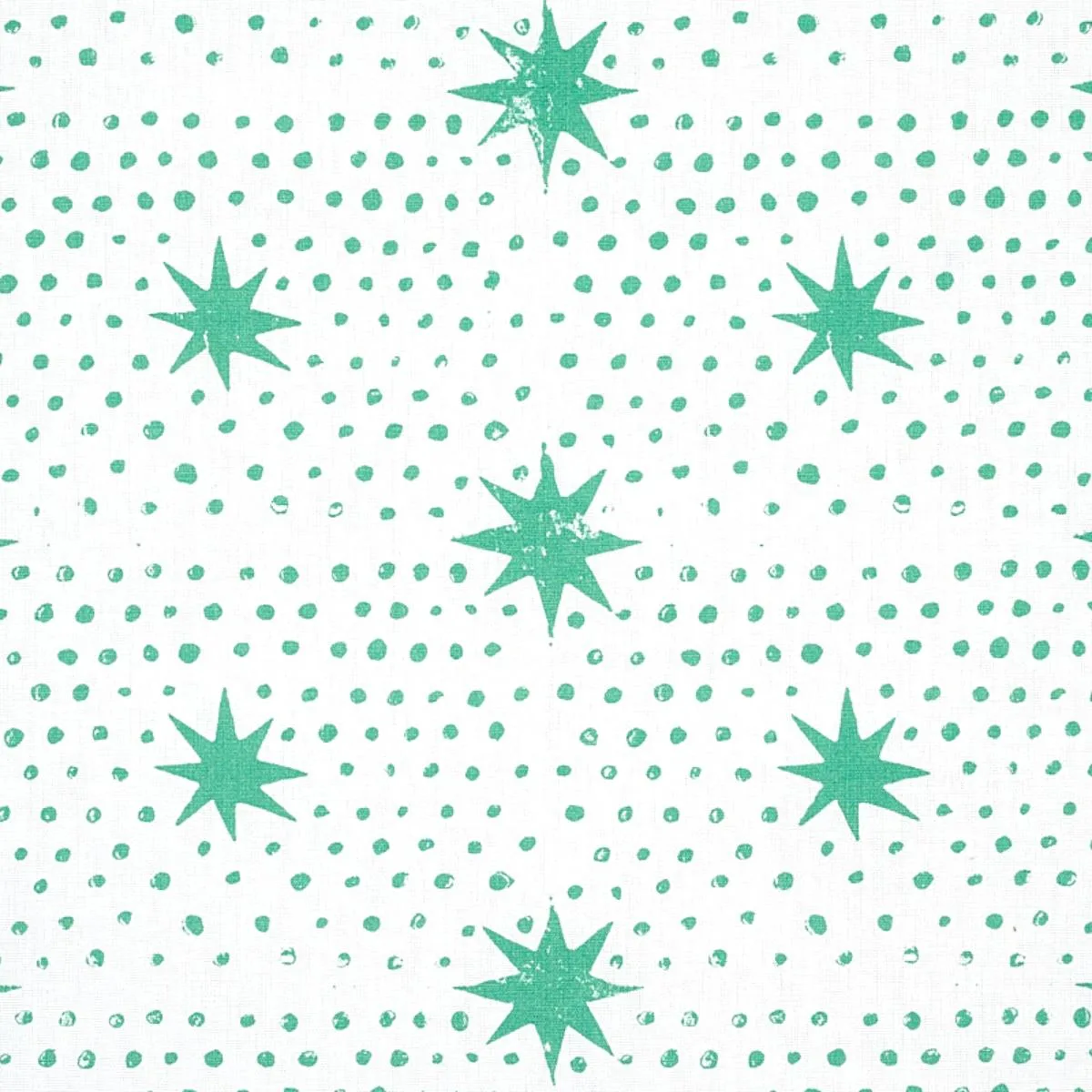 Schumacher 179161 Spot & Star Sea Glass fabric swatch