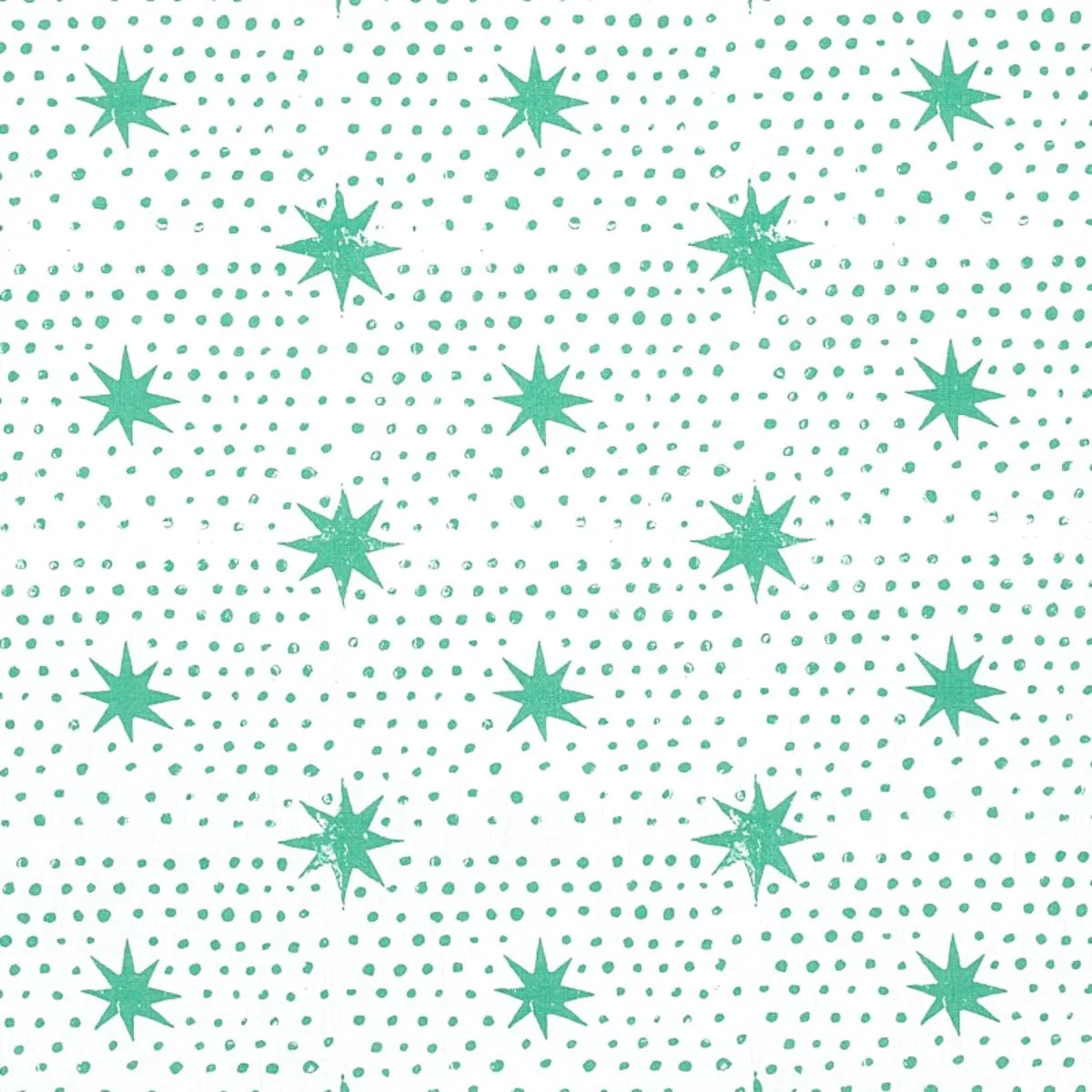 Schumacher 179161 Spot & Star Sea Glass fabric swatch