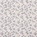 Schumacher 177830 Sprig Basalt & Fawn fabric swatch