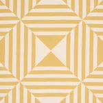 Schumacher 87592 Square In A Square Yellow fabric swatch