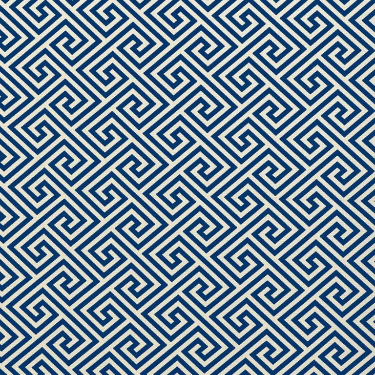 Schumacher 62901 St. Tropez Indoor/Outdoor Navy fabric swatch