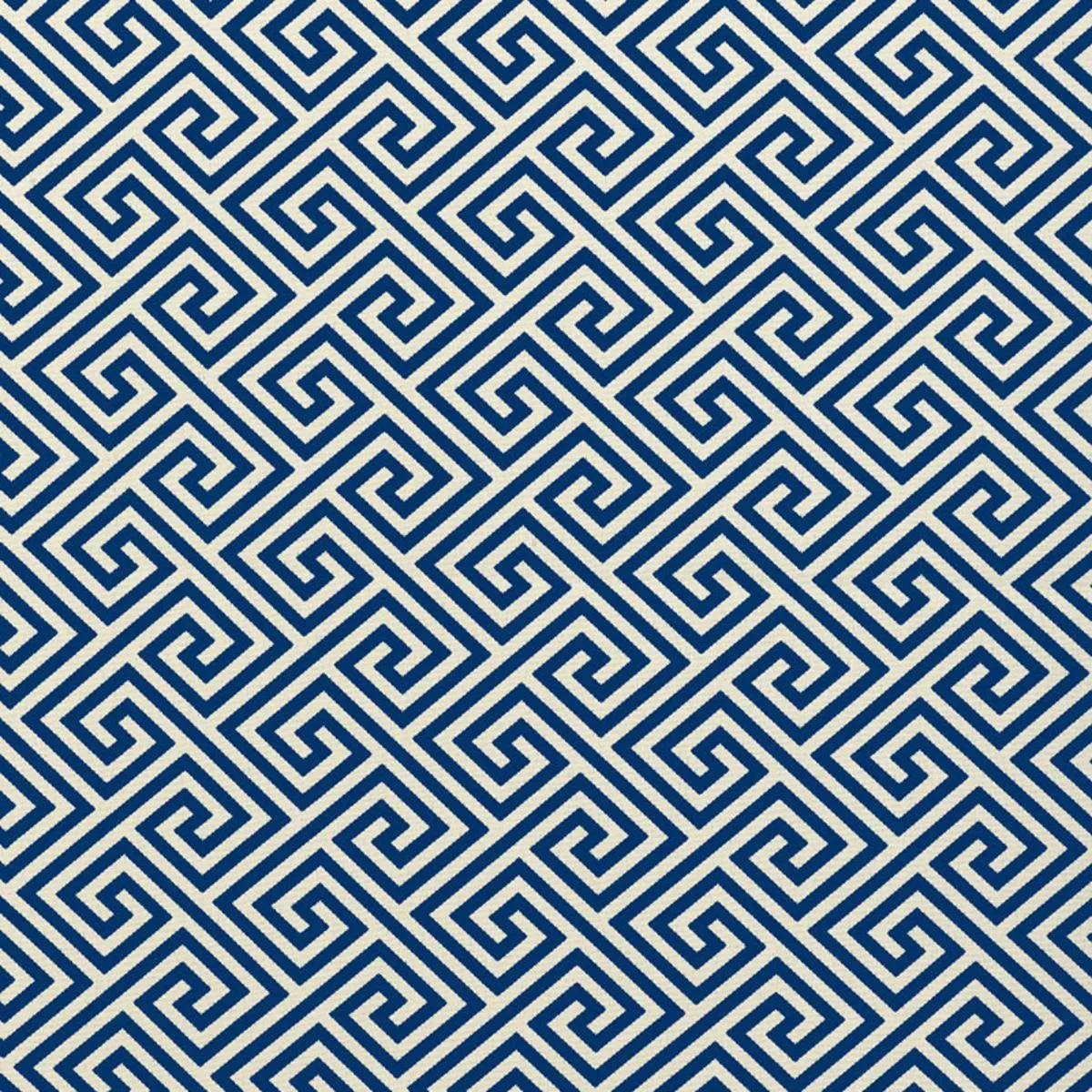 Schumacher 62901 St. Tropez Indoor/Outdoor Navy fabric swatch
