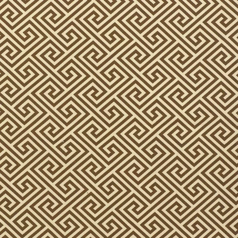 Schumacher 62906 St. Tropez Indoor/Outdoor Teak fabric swatch