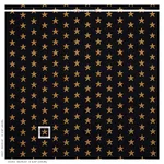 Schumacher 77420 Star éPinglé Black fabric swatch