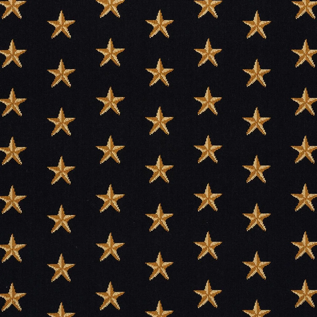 Schumacher 77420 Star éPinglé Black fabric swatch