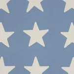Schumacher 87601 Starfield Appliqué Sky fabric swatch
