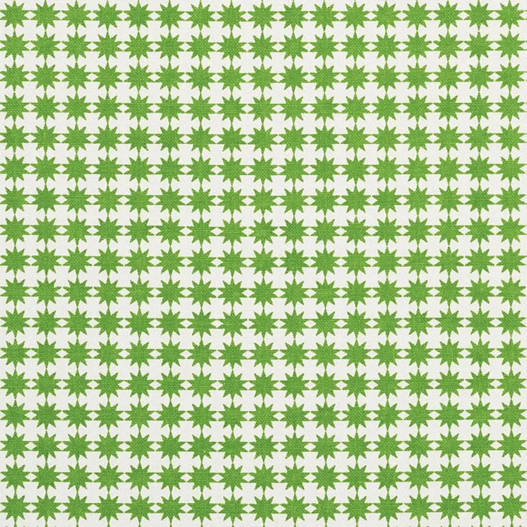 Schumacher 177082 Stella Green fabric swatch