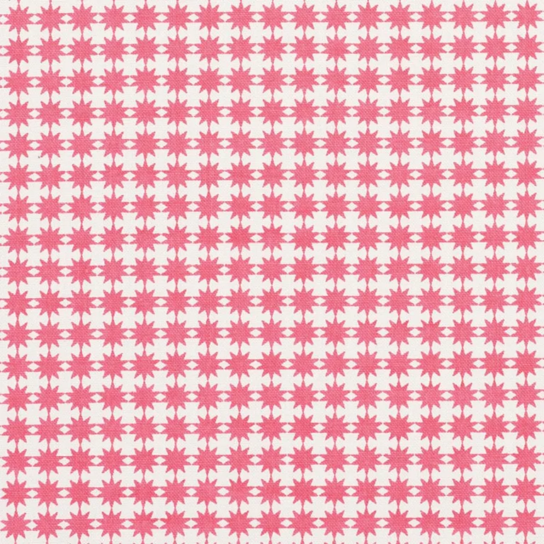 Schumacher 177085 Stella Pink fabric swatch