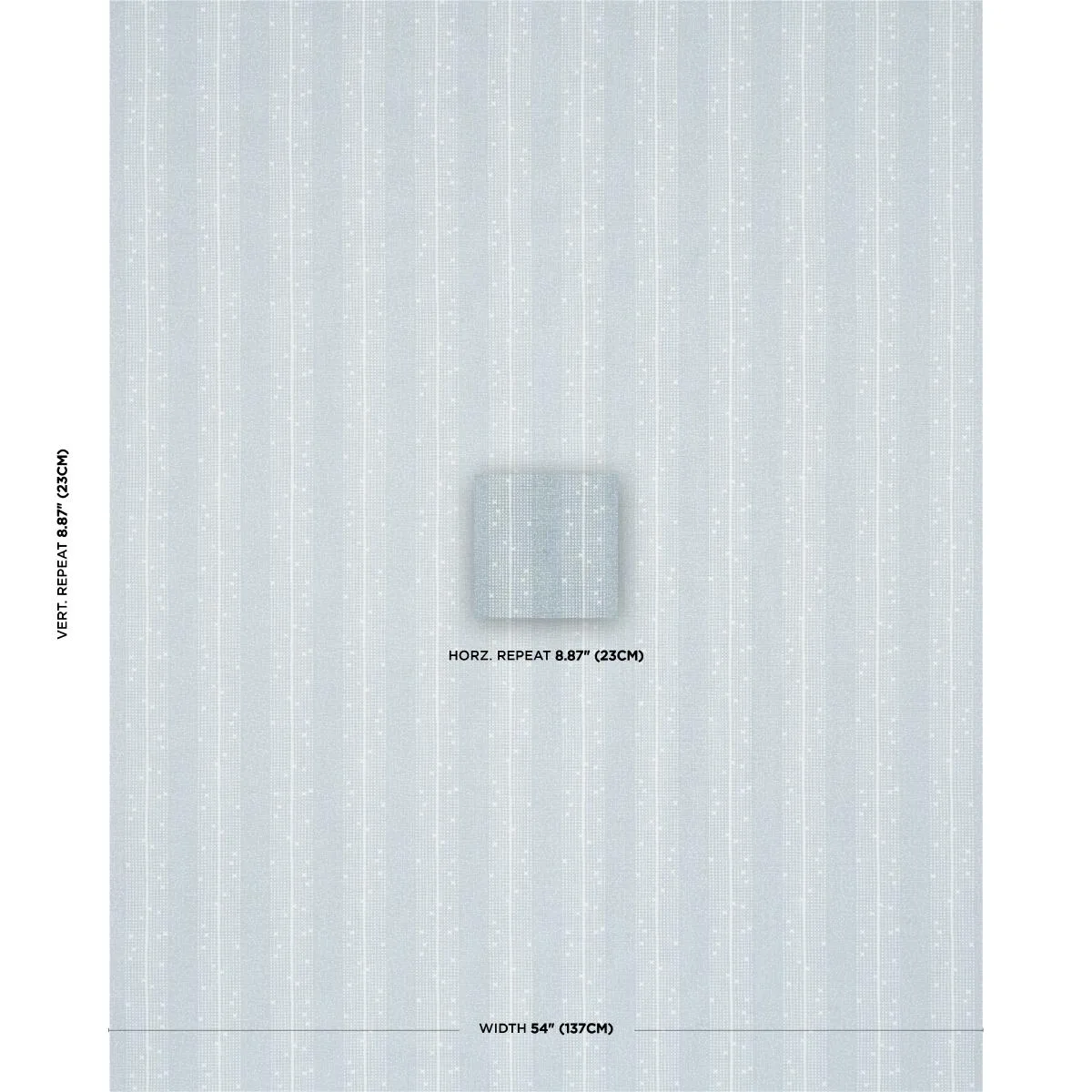 Schumacher 182112 Stella Stripe Blue fabric swatch