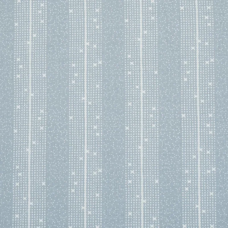 Schumacher 182112 Stella Stripe Blue fabric swatch