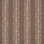 Schumacher 182111 Stella Stripe Brown fabric swatch