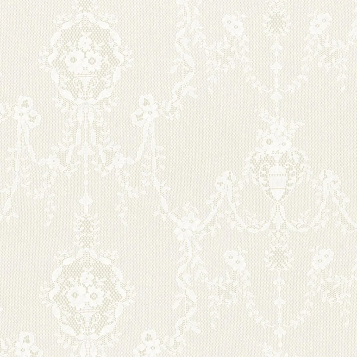Schumacher 2609790 Stephanies Lace Sheer Champagne fabric swatch