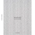 Schumacher 84640 Stepped Chevron Indigo fabric swatch