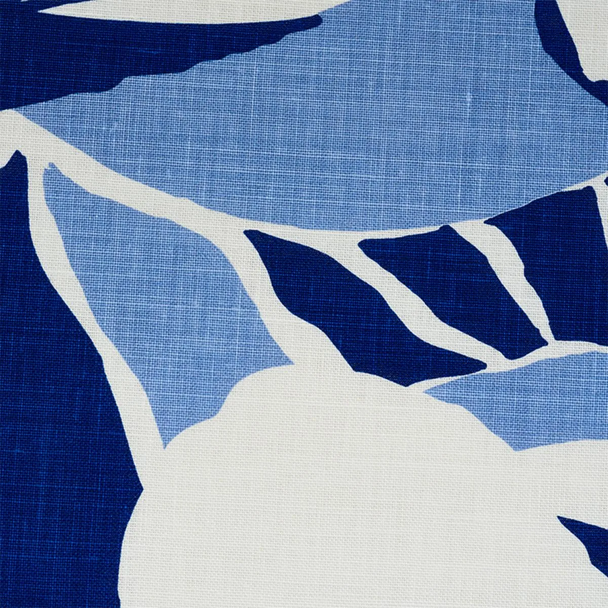 Schumacher 178862 Stevie Blue fabric swatch