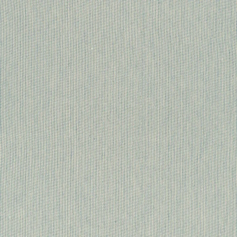 Schumacher 67591 Stillwater Linen Stripe Denim fabric swatch