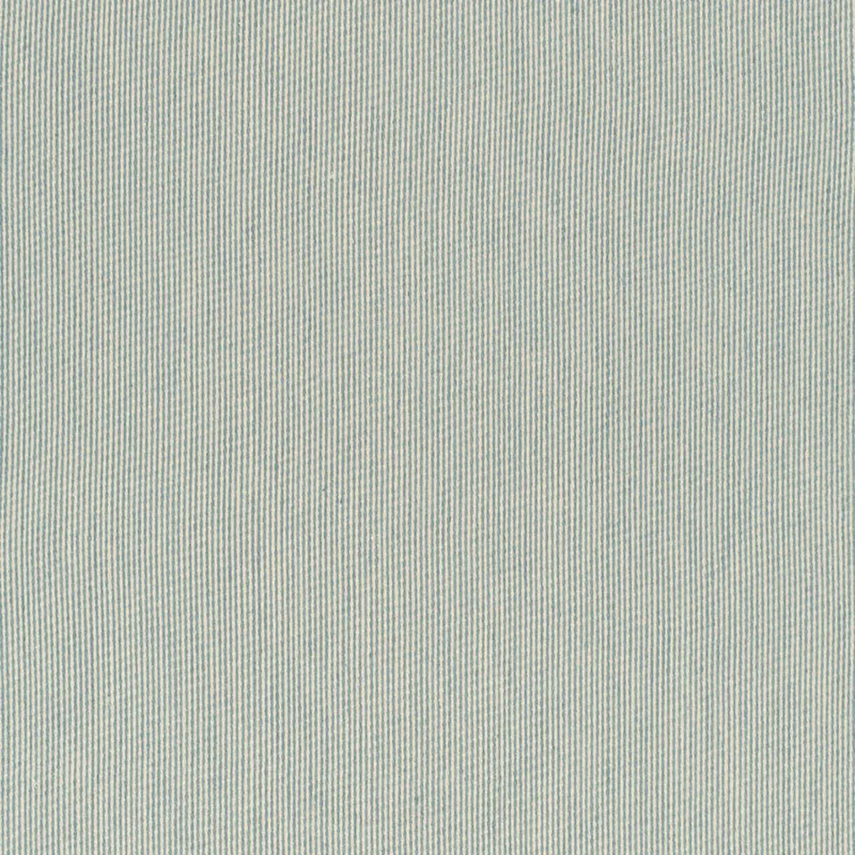 Schumacher 67591 Stillwater Linen Stripe Denim fabric swatch