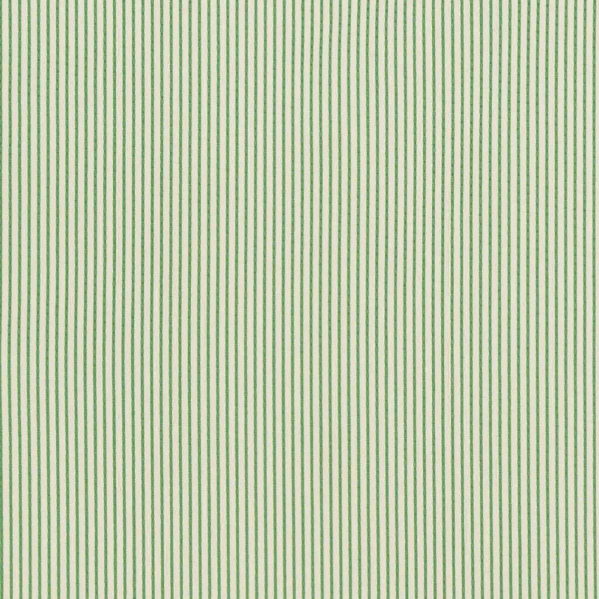 Schumacher 71740 Stitched Stripe Indoor/Outdoor Green fabric swatch