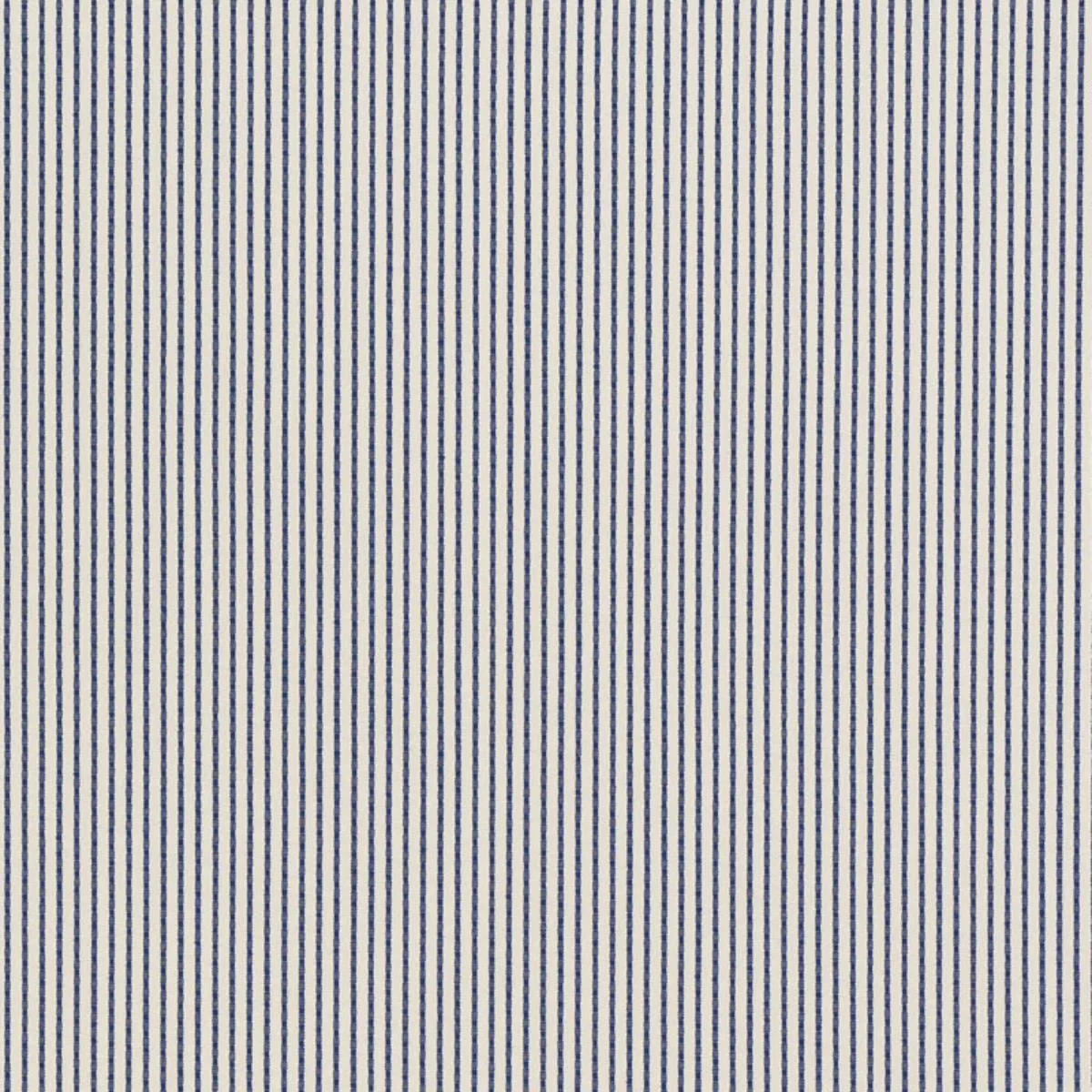 Schumacher 71743 Stitched Stripe Indoor/Outdoor Navy fabric swatch