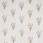 Schumacher 80401 Stora Embroidery Ivory fabric swatch