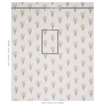 Schumacher 80401 Stora Embroidery Ivory fabric swatch