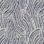 Schumacher 73832 Strata Indoor/Outdoor Indigo fabric swatch
