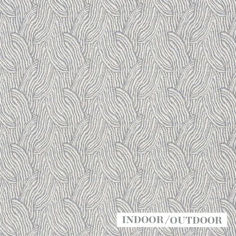 Schumacher 73831 Strata Indoor/Outdoor Slate fabric swatch