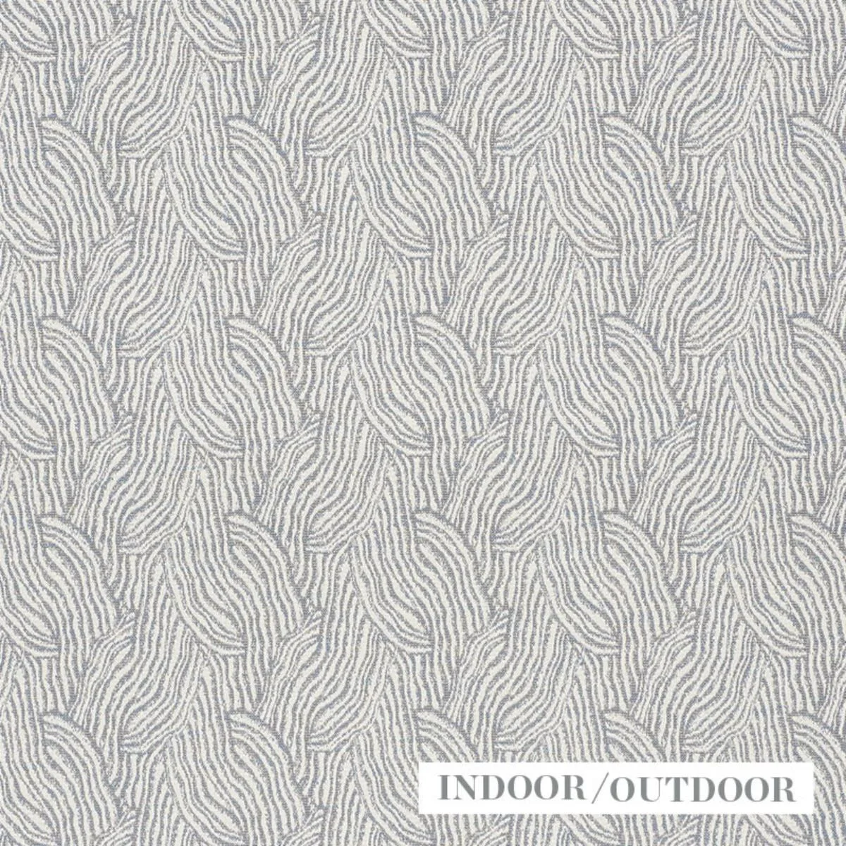 Schumacher 73831 Strata Indoor/Outdoor Slate fabric swatch