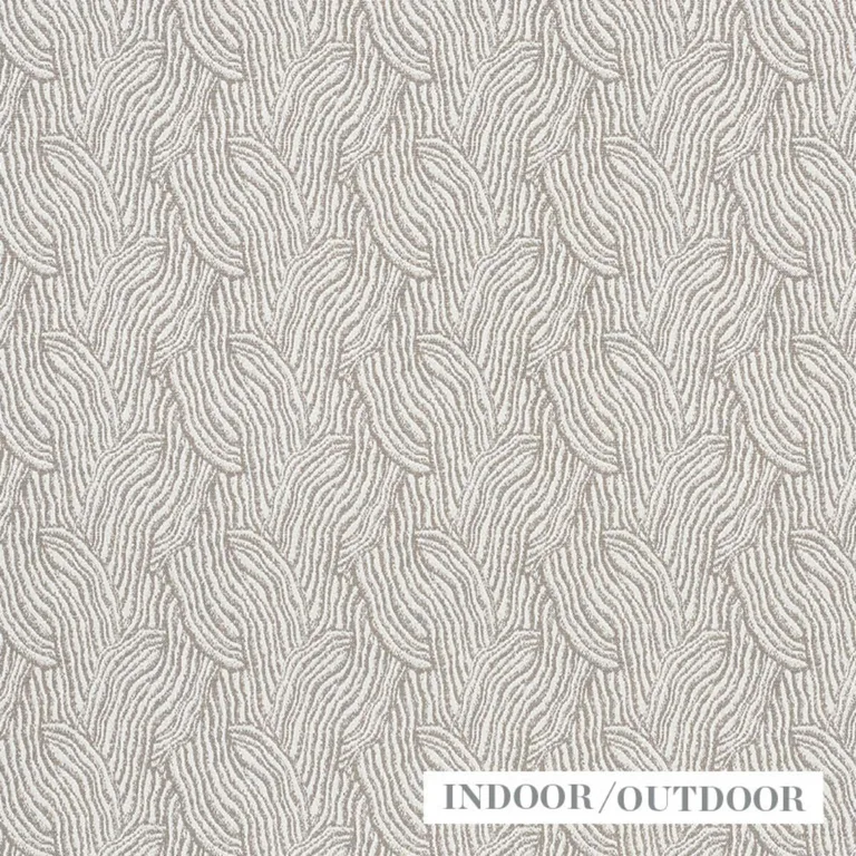 Schumacher 73830 Strata Indoor/Outdoor Stone fabric swatch